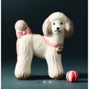 Anthropologie Ceramic Poodle Figurine novelty vintage